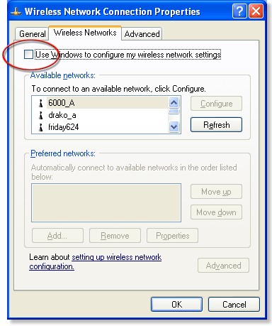 Configure Vista Network Card