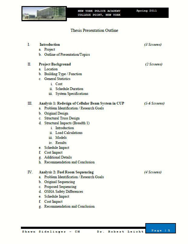 Master thesis report structure gcse