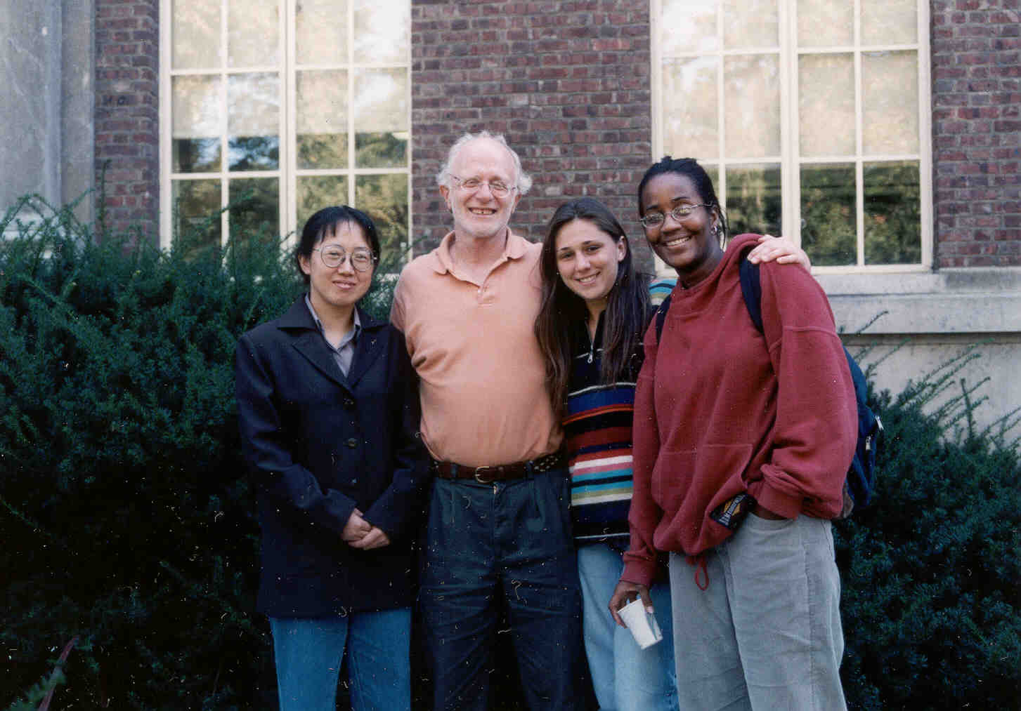 Faculty with students
