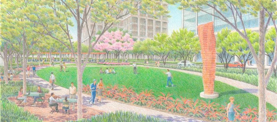 IMAGE 6 | Pedestrian Area and Green Space