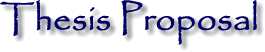 Thesis Proposal