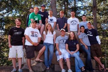 The PSU Gang with The Lion