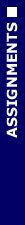Image that reads 'Assignments'
