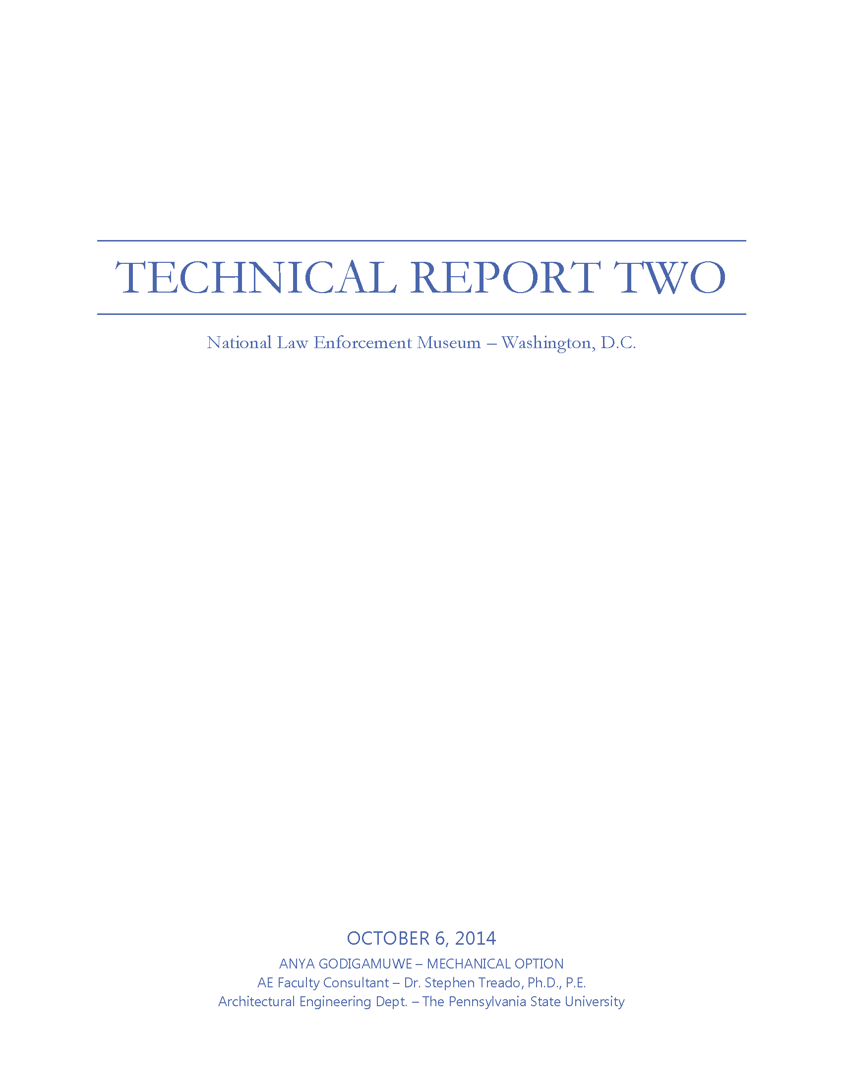 Technical Report Two