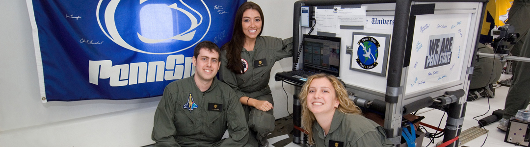 penn state aerospace engineering students experience weightlessness aboard nasa's vomit comet