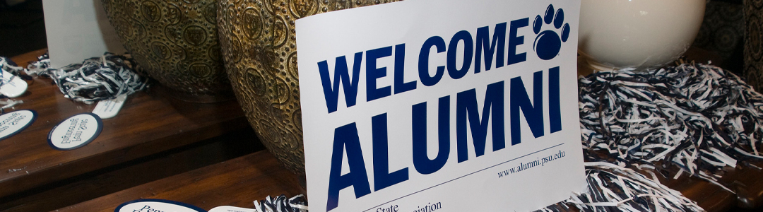 welcome alumni banner