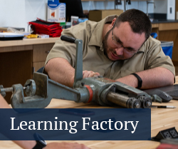learning factory button