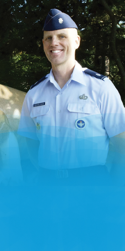 person in Air Force uniform