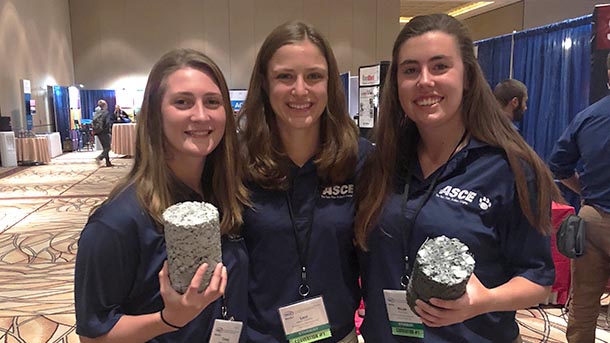 Casey Mrazik, Alexis Gawelko and Nicole Dato