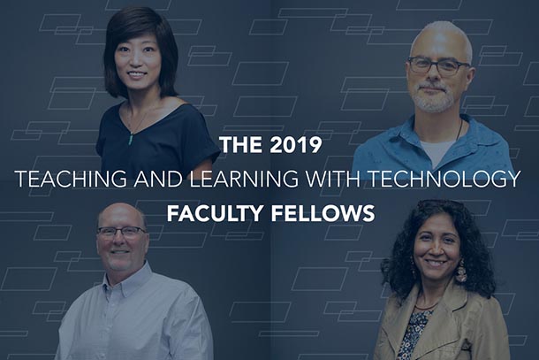 head shots of the 2020 T L T faculty fellows