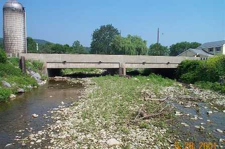 sediment at bridge