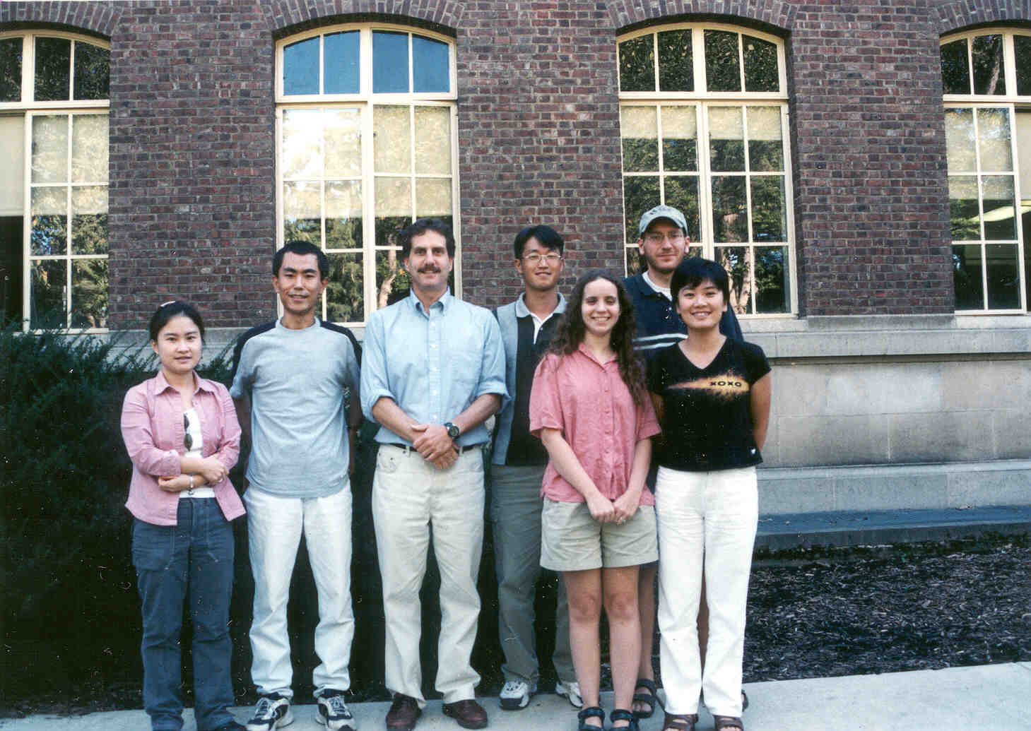 Faculty with students