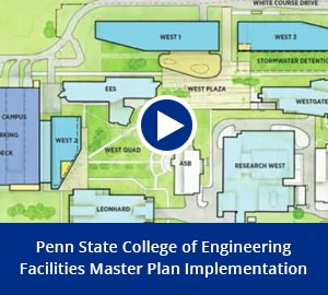 play video: penn state college of engineering facilities master plan implementation